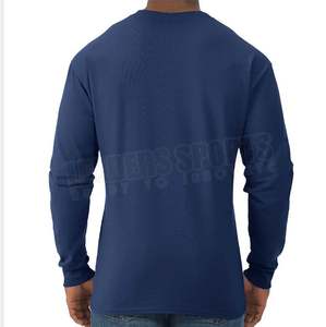 Recién llegado, camisetas lisas de algodón para hombre, camiseta de manga larga de diseño único de tela cómoda de alta calidad - Product Image 3