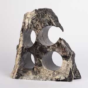 Soporte para Botellas de Vino de Mármol, Portátil, Duradero, Soplado a Mano, Accesorios de Decoración de Lujo, The Craft Exim - Product Image 3