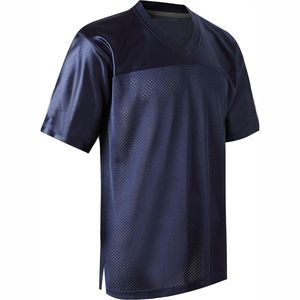 Camisetas de fútbol americano deportivas Unisex de alta calidad Uniforme de manga corta de malla transpirable de talla grande - Product Image 1