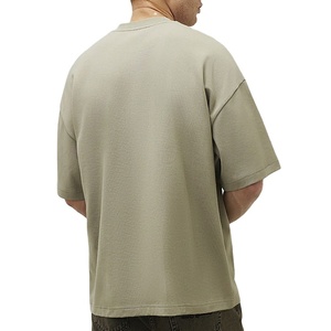 Summer T-Shirt Sports Trendy Embroidered design <b>Down</b> Shoulder Hot Selling Factory Low Price Crew Neck Custom Color Shirt - Product Image 6