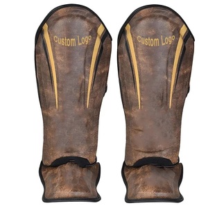 Espinillera de entrenamiento de boxeo para adultos, protector de pierna de competición, logotipo personalizado, precio de fábrica, protección de fútbol, impresión personalizada - Product Image 4