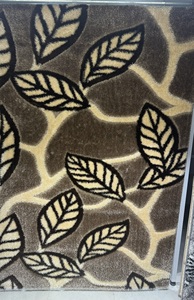 ชุดพรมโพลีเอสเตอร์ขนกองสูงเป็นมิตรต่อสิ่งแวดล้อมสำหรับห้องนั่งเล่นและรถยนต์สีทองดวงจันทร์ - Product Image 2