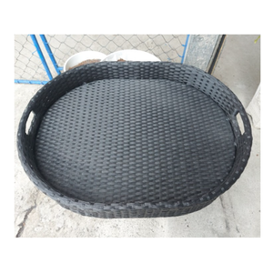 Handcrafted Rattan & Durable <b>Plastic</b> Floating <b>Trays</b> Spacious and Sturdy: Floating <b>Trays</b> - Product Image 1
