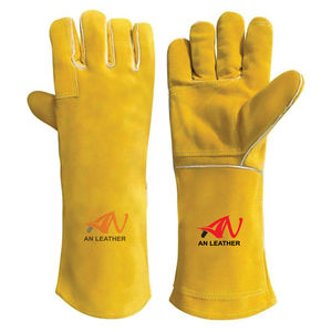 ถุงมือเชื่อมกันลื่นเนื้อไนลอน 9 ออนซ์ - Product Image 1