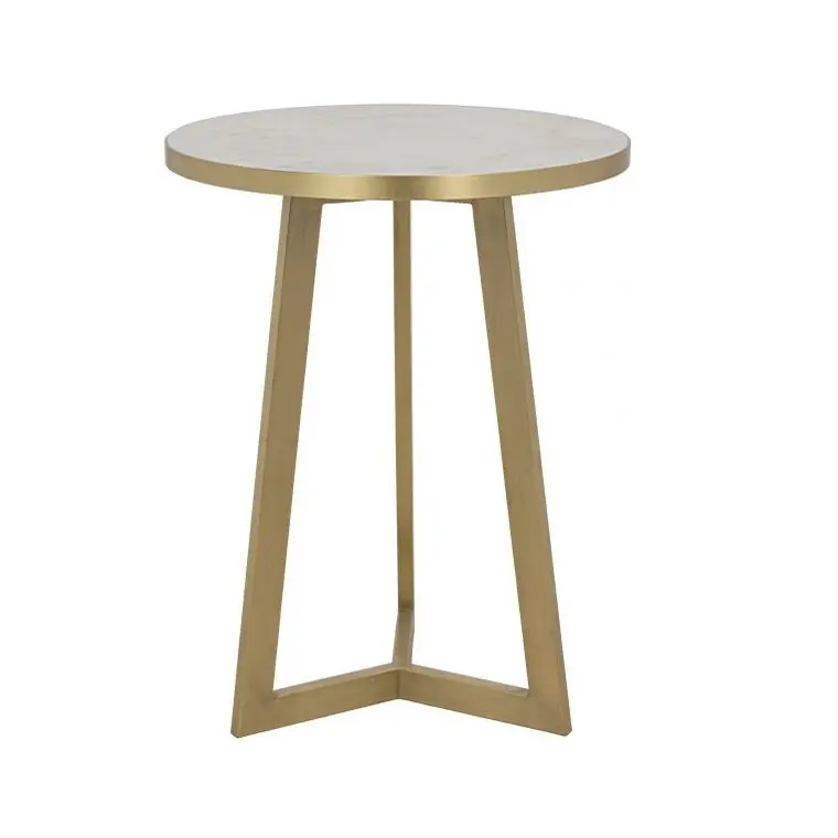 현대 디자인 대리석 최고 둥근 중첩 커피용 탁자 인도에서 주문을 받아서 만들어진 장식적인 거실 가구 제조자