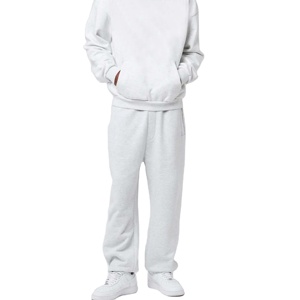 High Quality Washed Mens Sweatpants Custom Embroidery <b>Jogger</b> Trousers Casual Straight Anti-Pilling <b>Polyester</b> Streetwear - Product Image 1