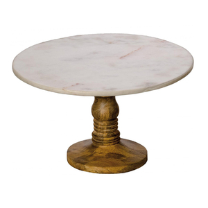 Fancy Round <b>Cake</b> <b>Stand</b> Wooden - Product Image 2