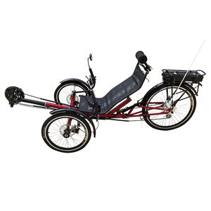 Nouveau design siège confortable à 3 roues puissant pour une personne seule charge lourde vélo couché électrique vélo couché à pédale - Product Image 4