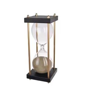 Temporizador de arena moderno de metal, cristal de hora, productos de regalo náuticos hechos a mano de alta calidad, diseño impresionante, superventas - Product Image 4