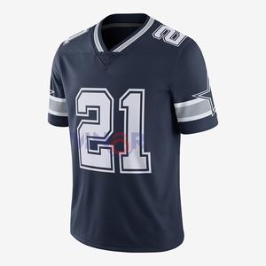 Maillot de football américain de haute qualité en gros maillot de football américain personnalisé en maille imprimé par sublimation maillot de football américain avec nom de l'équipe - Product Image 1