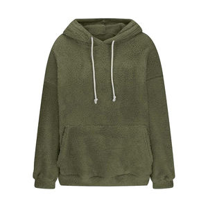Produit très vendu : sweats à capuche en sherpa pour femmes, fournisseur direct d'usine, vêtements décontractés, sweats à capuche en sherpa en gros - Product Image 4