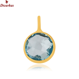 เครื่องประดับคลาสสิก ชุบทอง 18k ทันสมัย เงินแท้ 925 ประดับพลอยไอโอไลต์ จี้สร้อยคอ พร้อมส่ง - Product Image 3