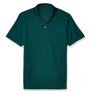 Camiseta Polo de manga corta de algodón y poliéster personalizada de alta calidad hecha en fábrica Camiseta de golf unisex Camiseta con cuello informal atlética - Product Image 1