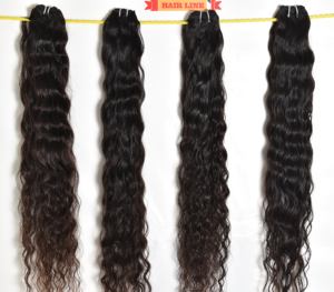 Fabrica barato 100% paquete vietnamita color natural cabello negro mujeres CHAP procesamiento ninguno al por mayor extensiones de cabello humano - Product Image 4