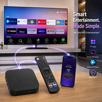 TV Box Q8 Android 14 S905Y4 4GB 32GB 4K WIFI BT Widevine L1 1 unidad MOQ Logotipo Personalizado Diseño de Interfaz de Usuario Personalizado Aplicación Preinstalada TV CMS OEM ODM