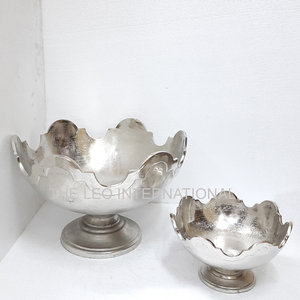 Shiny Polished Hammered Texture Decorative <b>Bowl</b> Aluminum Metal for Dining Tables Gifting Purpose Ceramic Japanese <b>Bowls</b> - Product Image 3