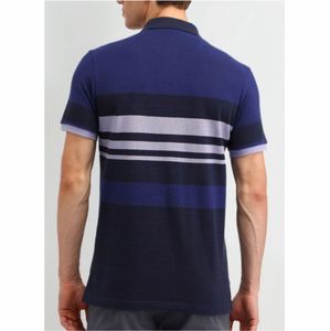 เสื้อโปโลลำลองสำหรับผู้ชายเสื้อโปโลสีทึบระบายอากาศได้ดีดีไซน์ใหม่โลโก้ตามสั่ง - Product Image 2