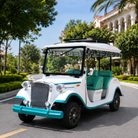 Voiturette de golf électrique 4 places UCA-VSB-12, buggy de luxe pour parcours de golf, hôtel, usage commercial