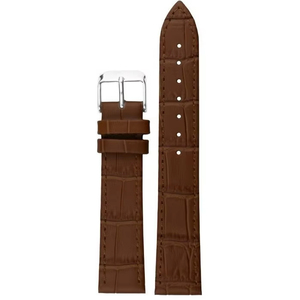 Unisex 1304 Brown Luxury <b>Leather</b> Smartwatch Band Stainless Steel Buckle Soft Adjustable Watch Strap Watch Bands Watch Part - Product Image 1
