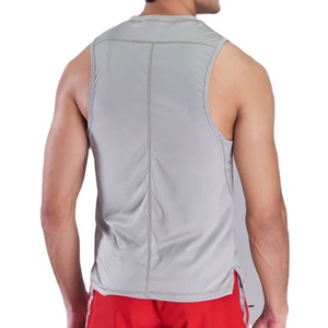 OEM Fitness Loose <b>Cropped</b> Design Regular Fit Tank <b>Top</b> Eco-Friendly Sleeveless O Neck 90% Spandex 10% Nylon High Stretchy - Product Image 3