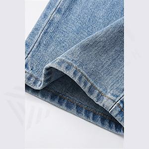<b>High</b> Quality <b>Men's</b> Denim Pants Casual Loose Fit <b>Jeans</b> Oversize <b>Man</b> <b>High</b> <b>Waisted</b> Straight Stacked Manufacturer Customized Color - Product Image 6
