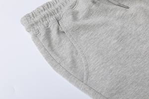 Wholesale High Quality 100% Polyester French Terry Drawstring <b>No</b> <b>logo</b> Shorts With Pocket Plain Men's ShortsDDP shipping - Product Image 4