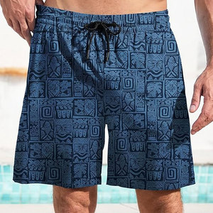 กางเกงว่ายน้ำขาสั้นผู้ชายขาสั้นทรงหลวมแห้งเร็วงานตามสั่งทำจากผ้าฝ้าย100% ลำลองใหม่ปี2025 - Product Image 2