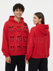 Whole Sale <b>Hoodies</b> Manufacturer Custom Made All Over Front Pockets Solid Plain Color Oversized Heavy Weight Unisex <b>Hoodies</b> - Product Image 4