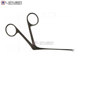 Pinza Microquirúrgica para Oído, Dentada, Recubierta de Negro, Instrumento Quirúrgico para Procedimientos ORL, Otología, Microcirugía, Instrumentos Médicos - Product Image 4