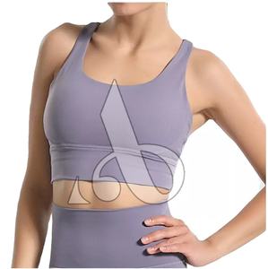 Ensembles de leggings de soutien-gorge de sport avec dos de beauté Design croisé Style simple unisexe écologique respirant personnalisable - Product Image 3