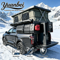 Tente de camping robuste à cadre métallique coulissant pour camion, avec serrures renforcées, pour aventure en 4x4, installation rapide