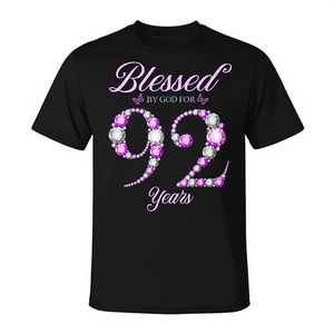 Camiseta God Bless 92-Year-Old para fiesta de cumpleaños número 92, regalo promocional - Product Image 2