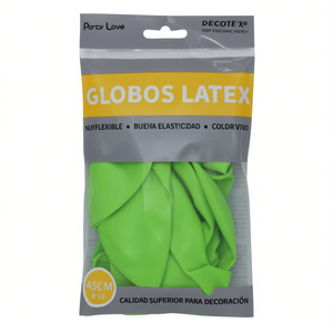 ลูกโป่งลาเท็กซ์ปาร์ตี้เลิฟ 45 ซม. สีเขียวพิสตาชิโอ R18 สำหรับตกแต่ง - Product Image 2