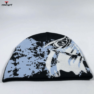 Hot Selling Professional High Quality Cotton <b>Beanie</b> Caps with 3D Embroidery Breathable & Waterproof Custom Color Options - Product Image 3