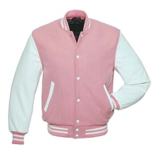 Venta al por mayor de algodón de los hombres de béisbol de lana chaqueta Letterman en blanco chaqueta Varsity - Product Image 6