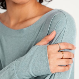 Ultra Soft Fabric Loose Fit Crew Neck Solid Color Custom Design Ladies Tee Shirts Stylish Ladies <b>Top</b> for Active & Leisure Looks - Product Image 5