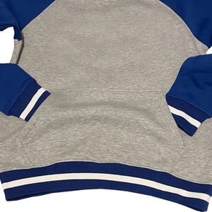 Sudaderas de hombre de peso pesado personalizadas, sudadera de patrón sólido con logotipos de chenilla bordados, sudadera de algodón con logotipo personalizado - Product Image 3