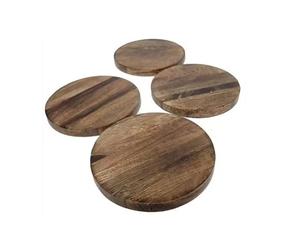 Handcrafted Natural Wood <b>Drink</b> <b>Coasters</b> Black Walnut <b>Coaster</b> Sets Natural Wood <b>Coasters</b> - Product Image 2