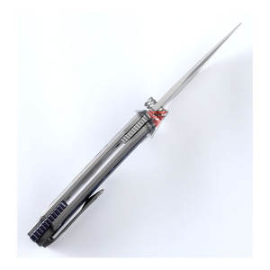 Cuchillo de bolsillo plegable de acero inoxidable afilado OEM/ODM hecho de hoja de acero inoxidable, mango de titanio - Product Image 5