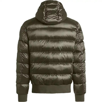 Chaqueta Acolchada Impermeable con Capucha y Cremallera, Personalizada con Logotipo, para Hombre, Informal, de Invierno, en Varios Colores