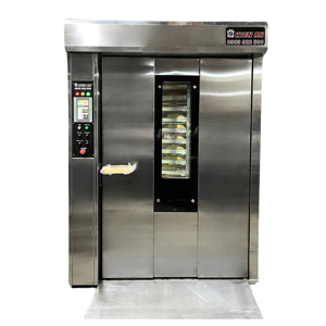 Nouveau chariot de four rotatif 32 plateaux 380V 220V KIEN Made Vietnam Baguette boulangerie hôtel Restaurant moteur noyau composant inoxydable - Product Image 2