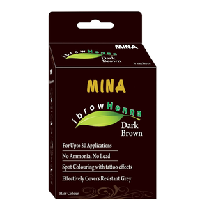 Sopracciglia di fabbrica diretta henné tinta 12 tonalità disponibili Kit di henné con macchie naturali 3gm marchio privato sopracciglia henné produttore - Product Image 3