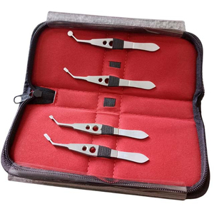 Kit de 5 Piezas de Instrumentos Quirúrgicos Dentales Manuales de Acero para Sutura y Laceraciones, Set Médico para Cirujanos - Product Image 2