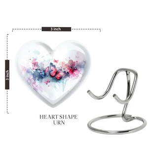 Juego de 4 urnas de mariposa de 3 pulgadas estilo americano - Product Image 2