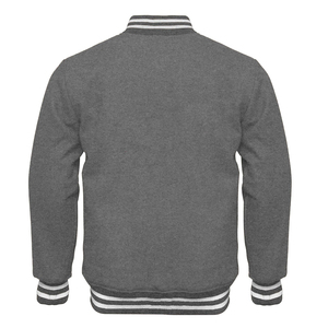 <b>Vintage</b> Custom Logo <b>Varsity</b> <b>Jacket</b> Men Women's Embroidered Leather Sleeves Zipper OEM Service Solid Customized Coated <b>Jacket</b> - Product Image 3