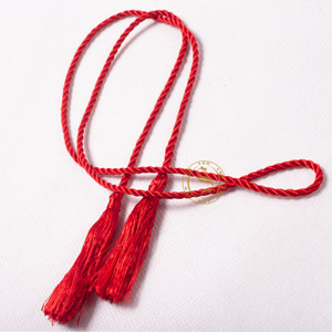 Cordons de Cincture enduits personnalisés de haute qualité avec des glands de prêtre multicolores pour sacs à vêtements - Product Image 5