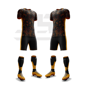 Conjunto de Entrenamiento de Fútbol Personalizado, Camiseta y Pantalones Cortos de Fútbol Premium con Tela Transpirable 100% Poliéster, Unisex, para Deportes de Equipo de Competición - Product Image 2