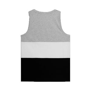 Débardeurs décontractés coupe ample de haute qualité pour hommes personnalisés col en O trois tons couleur rayure imprimé meilleurs prix respirant sportif - Product Image 5