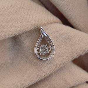 Dainty Women's 925 Sterling Silver Love Moissanite Pendant with Fashion Jewelry Lightweight Chains Moissanite Pendants & <b>Charms</b> - Product Image 4