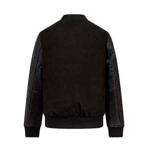 Venta al por mayor personalizado Varsity chaquetas Zip up Windbreaker Bomber chaqueta personalizada cosido cualquier texto Logo Varsity chaquetas - Product Image 2